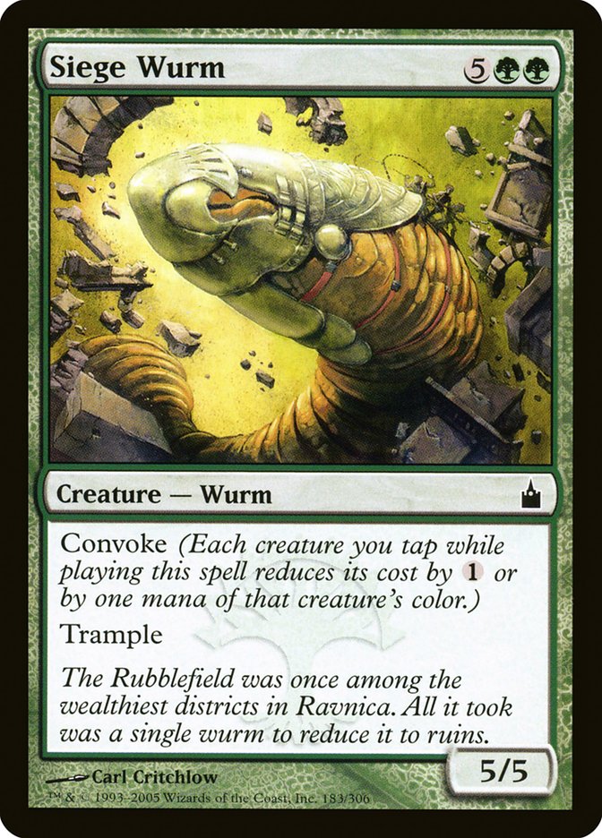 Siege Wurm [Ravnica: City of Guilds] | Total Play