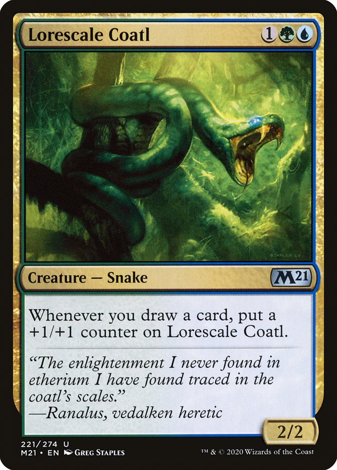 Lorescale Coatl [Core Set 2021] | Total Play