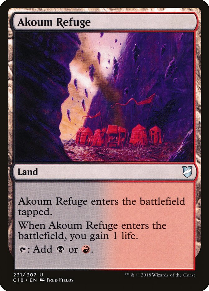Akoum Refuge [Commander 2018] | Total Play