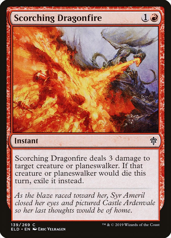 Scorching Dragonfire [Throne of Eldraine] | Total Play
