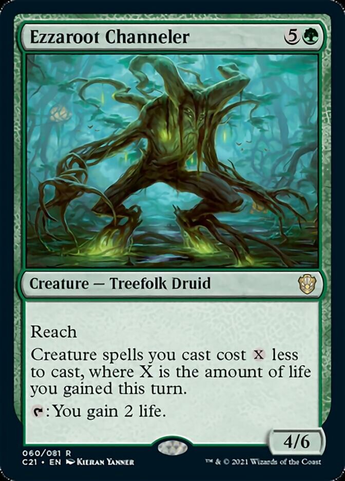 Ezzaroot Channeler [Commander 2021] | Total Play