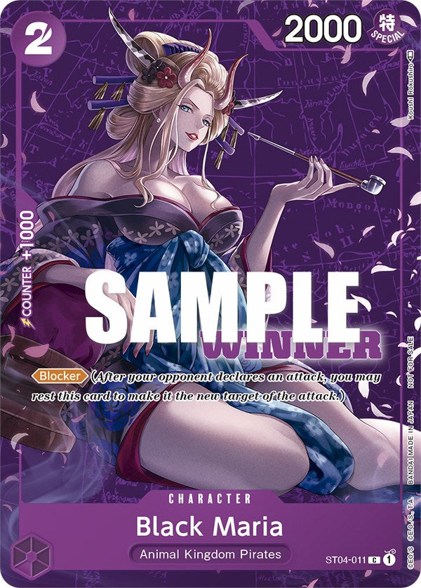 Black Maria (Tournament Pack Vol. 2) [Winner] [One Piece Promotion Cards] | Total Play