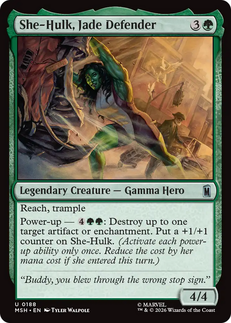 She-Hulk, Jade Defender [Marvel Super Heroes] | Total Play