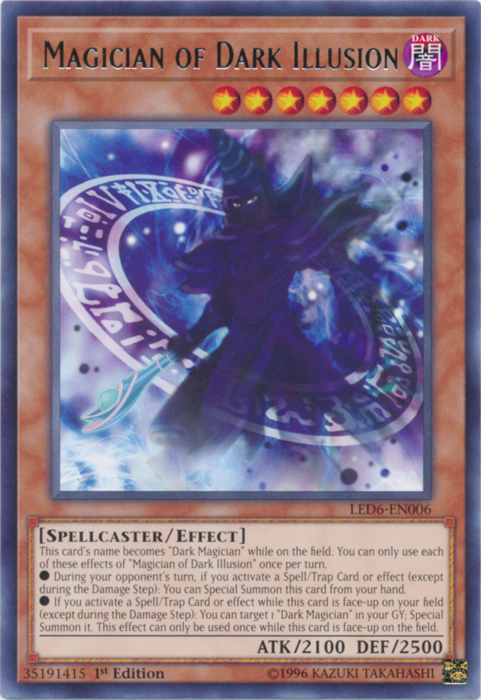 Magician of Dark Illusion [LED6-EN006] Rare | Total Play