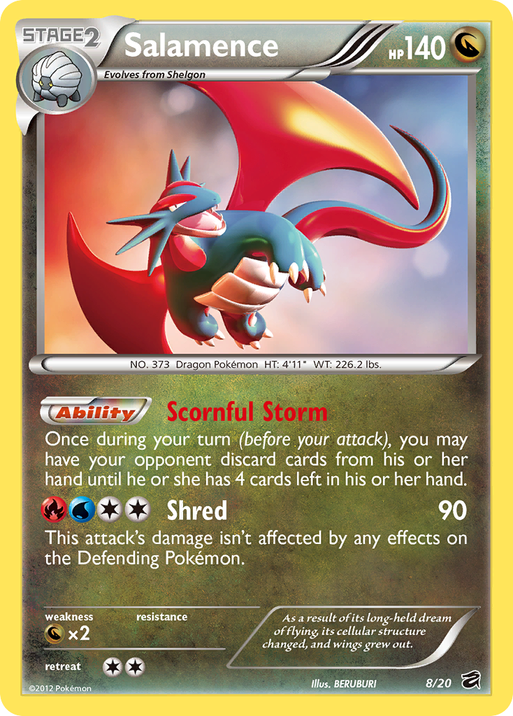 Salamence (8/20) [Black & White: Dragon Vault] | Total Play