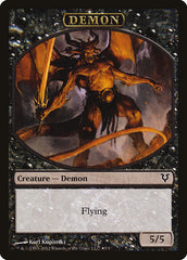 Angel // Demon Double-Sided Token (Oversized) [Open the Helvault] | Total Play