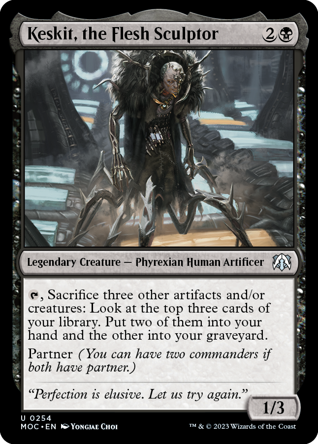 Keskit, the Flesh Sculptor [March of the Machine Commander] | Total Play