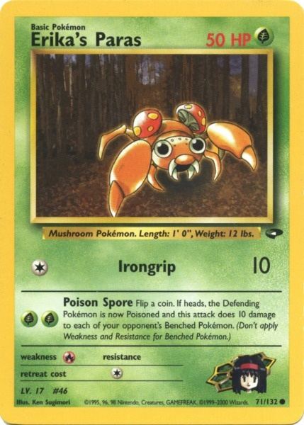 Erika's Paras (71/132) [Gym Challenge Unlimited] | Total Play