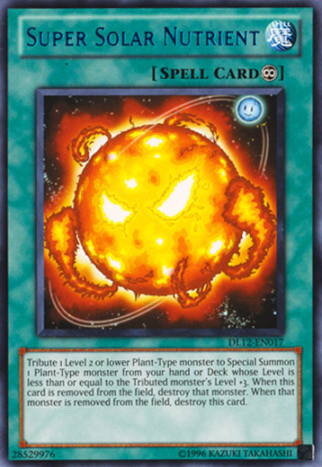Super Solar Nutrient (Blue) [DL12-EN017] Rare | Total Play