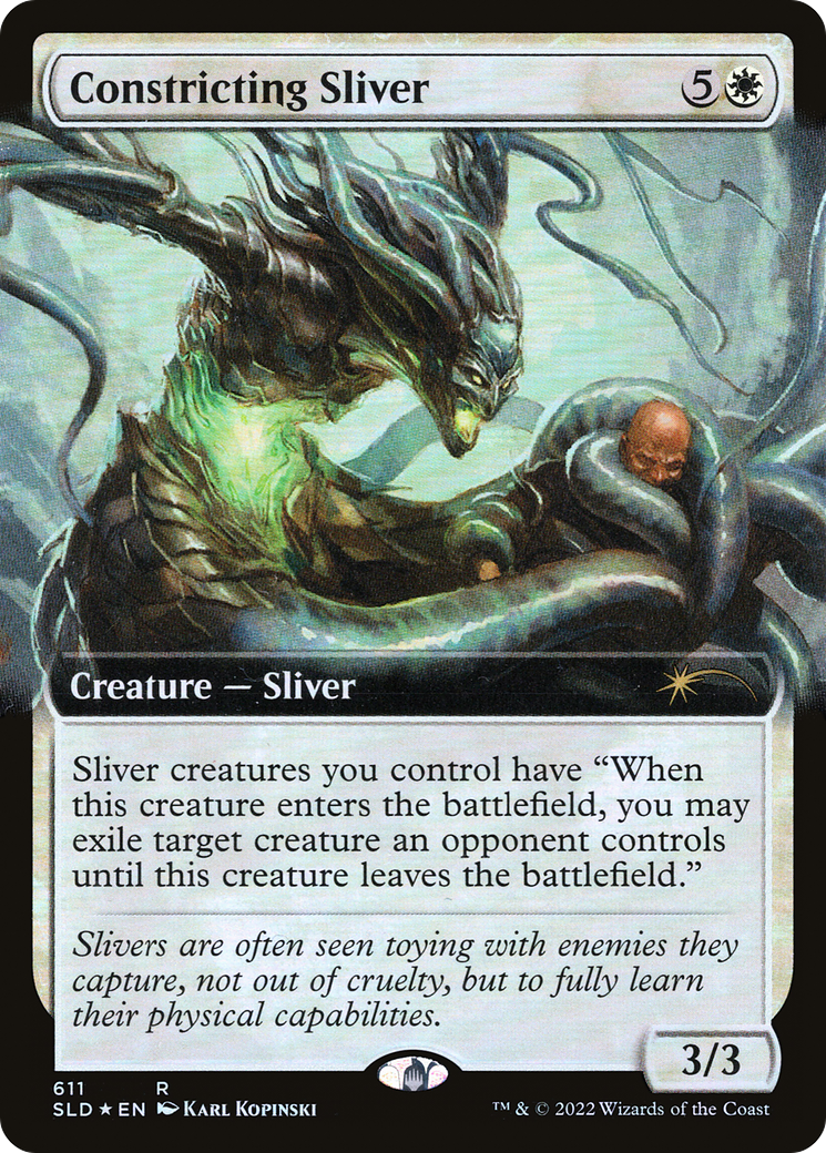 Constricting Sliver (Extended Art) [Secret Lair Drop Promos] | Total Play