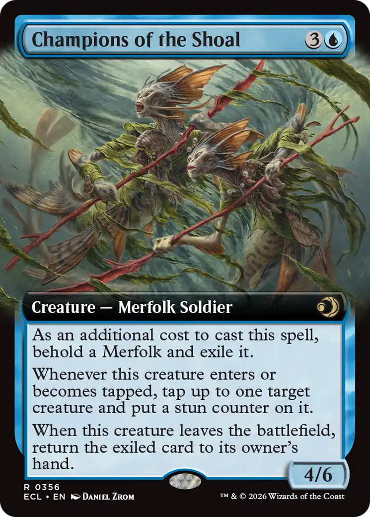 Champions of the Shoal (Extended Art) [Lorwyn Eclipsed] | Total Play