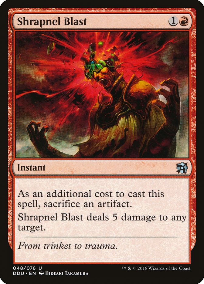 Shrapnel Blast [Duel Decks: Elves vs. Inventors] | Total Play