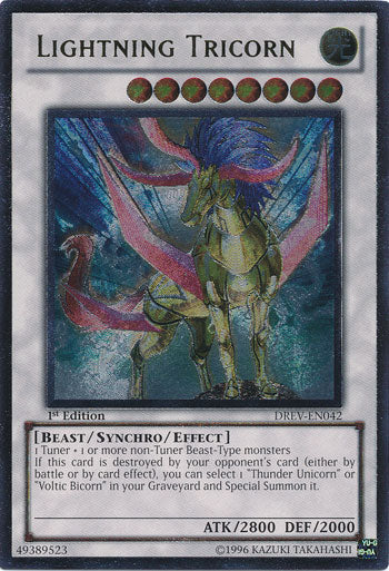 Lightning Tricorn [DREV-EN042] Ultimate Rare | Total Play