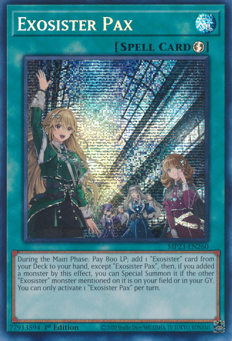 Exosister Pax [MP23-EN260] Prismatic Secret Rare | Total Play
