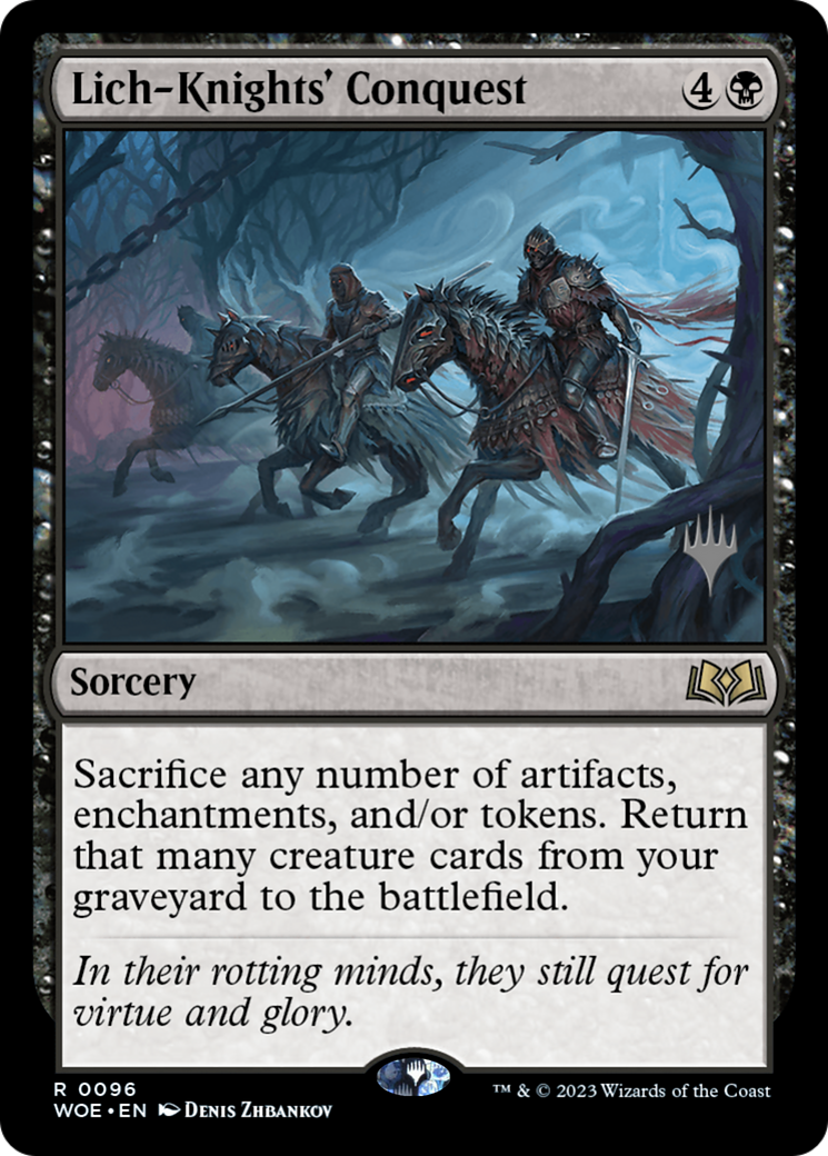 Lich-Knights' Conquest (Promo Pack) [Wilds of Eldraine Promos] | Total Play