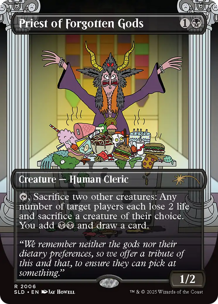 Priest of Forgotten Gods (Rainbow Foil) [Secret Lair Drop Series] | Total Play