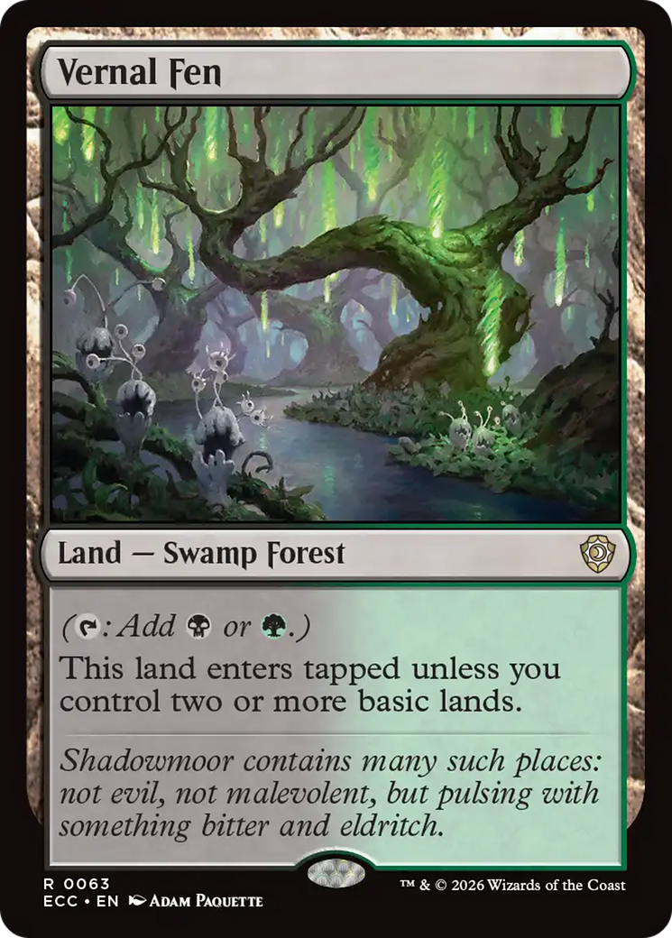 Vernal Fen [Lorwyn Eclipsed Commander] | Total Play