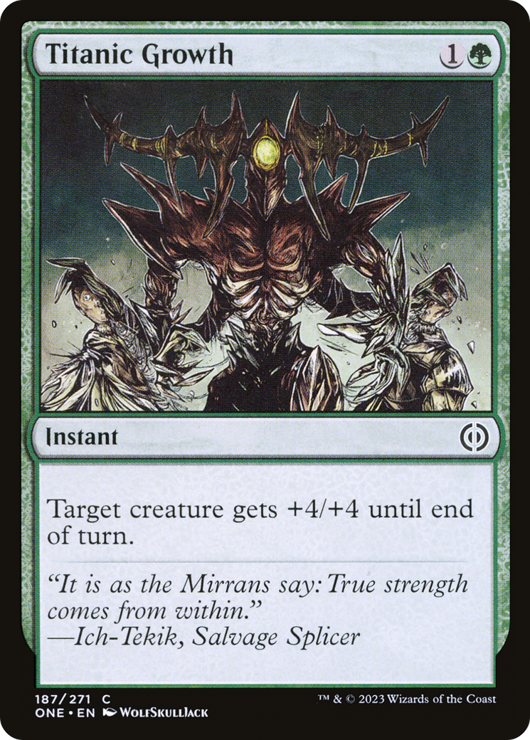 Titanic Growth [Phyrexia: All Will Be One] | Total Play