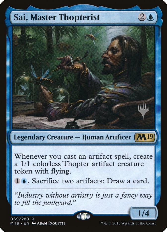 Sai, Master Thopterist (Promo Pack) [Core Set 2019 Promos] | Total Play