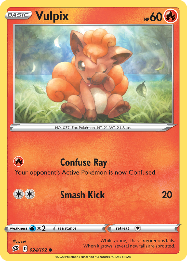 Vulpix (024/192) [Sword & Shield: Rebel Clash] | Total Play