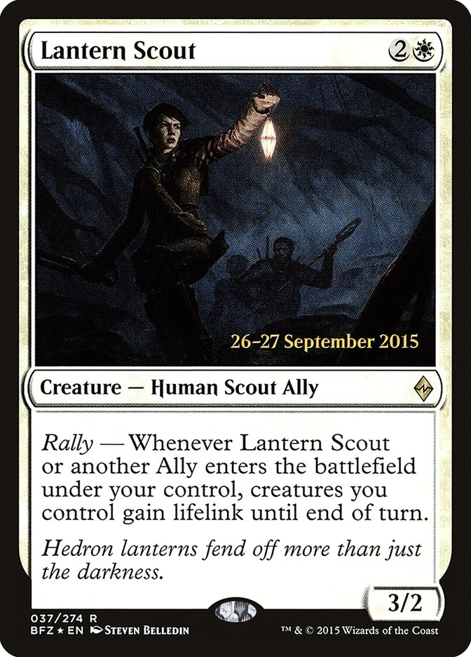 Lantern Scout [Battle for Zendikar Prerelease Promos] | Total Play