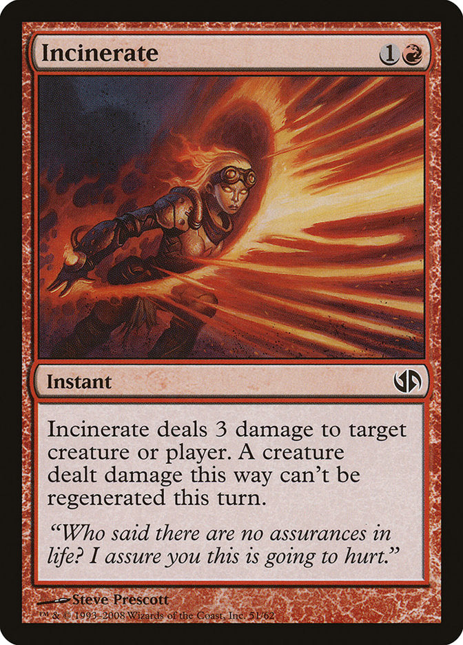 Incinerate [Duel Decks: Jace vs. Chandra] | Total Play