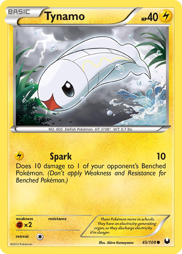 Tynamo (45/108) [Black & White: Dark Explorers] | Total Play