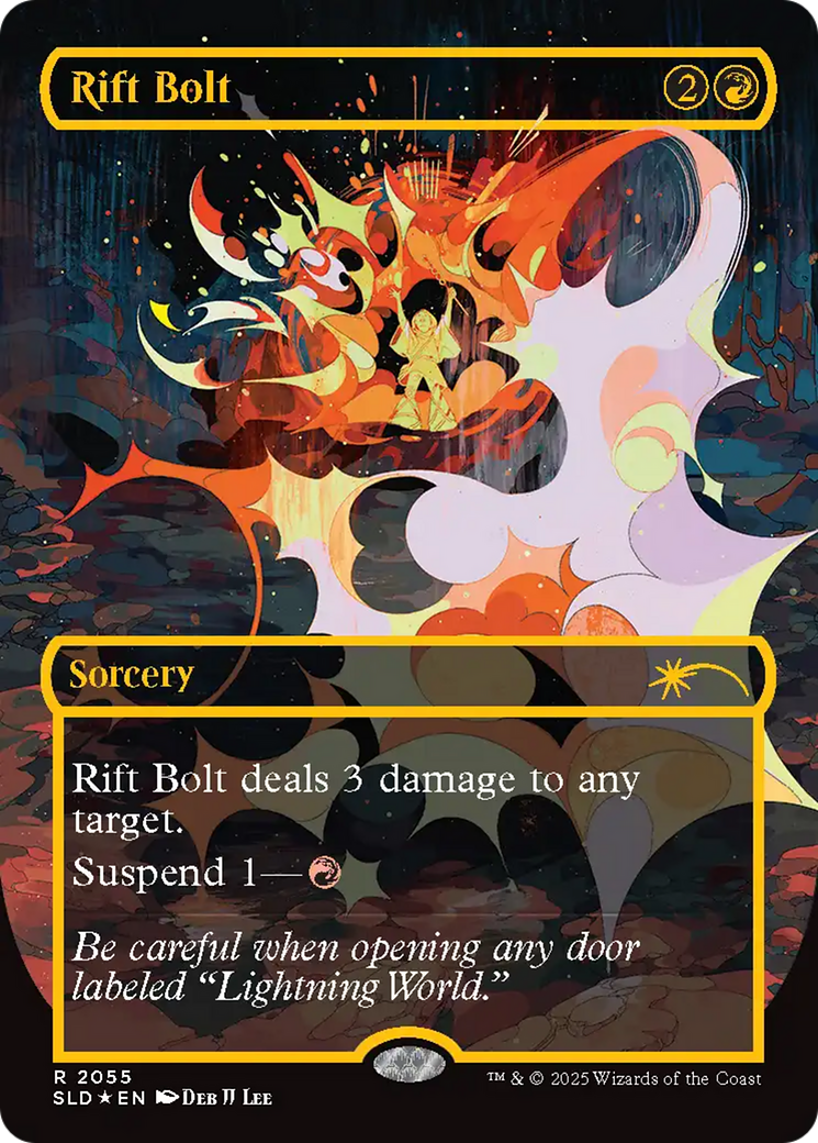 Rift Bolt (2055) (Raised Foil) [Secret Lair Drop Series] | Total Play
