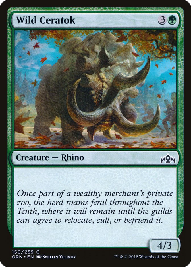Wild Ceratok [Guilds of Ravnica] | Total Play