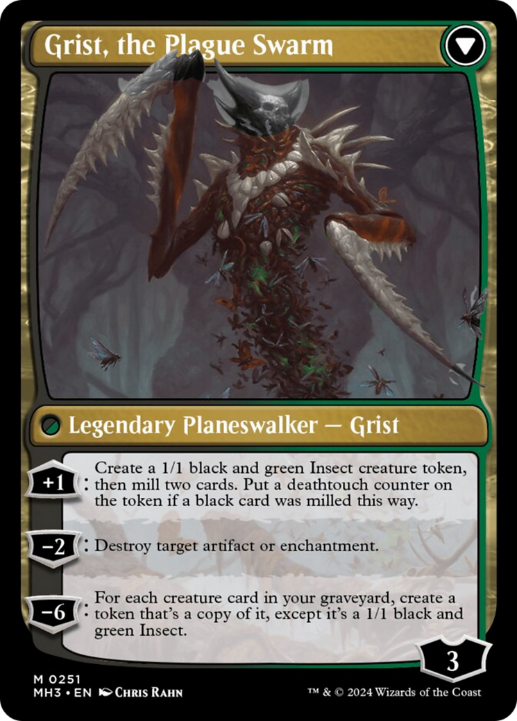 Grist, Voracious Larva // Grist, the Plague Swarm [Modern Horizons 3] | Total Play