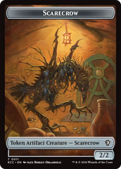 Snake // Scarecrow Double-Sided Token [Lorwyn Eclipsed Tokens] | Total Play