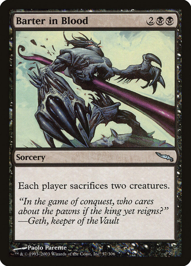 Barter in Blood [Mirrodin] | Total Play