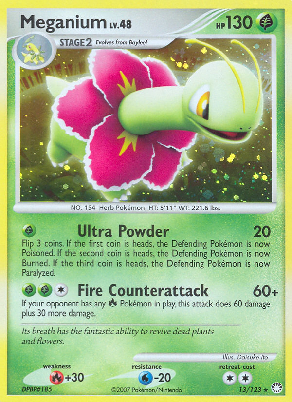Meganium (13/123) [Diamond & Pearl: Mysterious Treasures] | Total Play