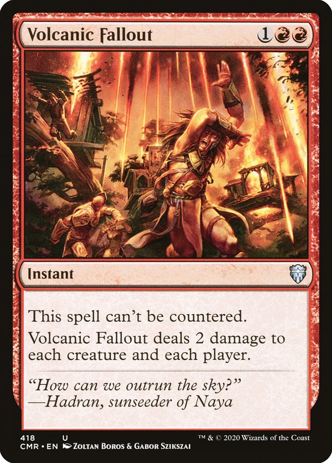 Volcanic Fallout [Commander Legends] | Total Play