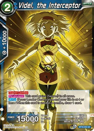 Videl, the Interceptor (BT16-034) [Realm of the Gods] | Total Play