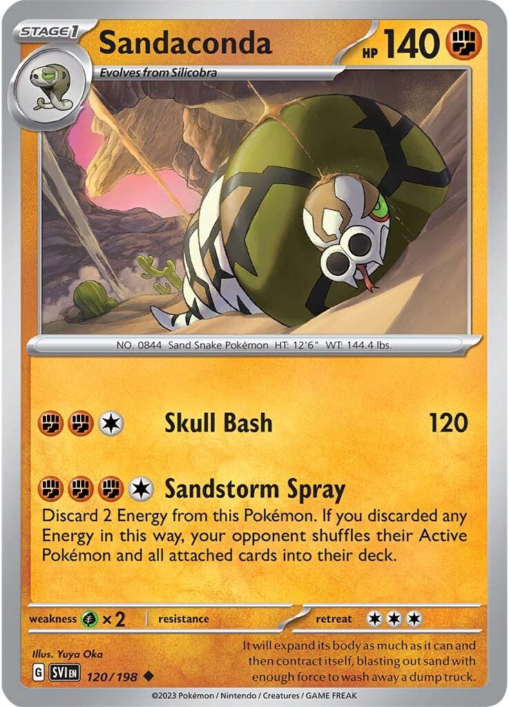 Sandaconda (120/198) [Scarlet & Violet: Base Set] | Total Play