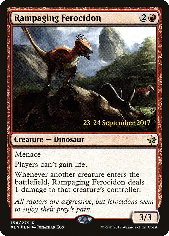 Rampaging Ferocidon [Ixalan Prerelease Promos] | Total Play