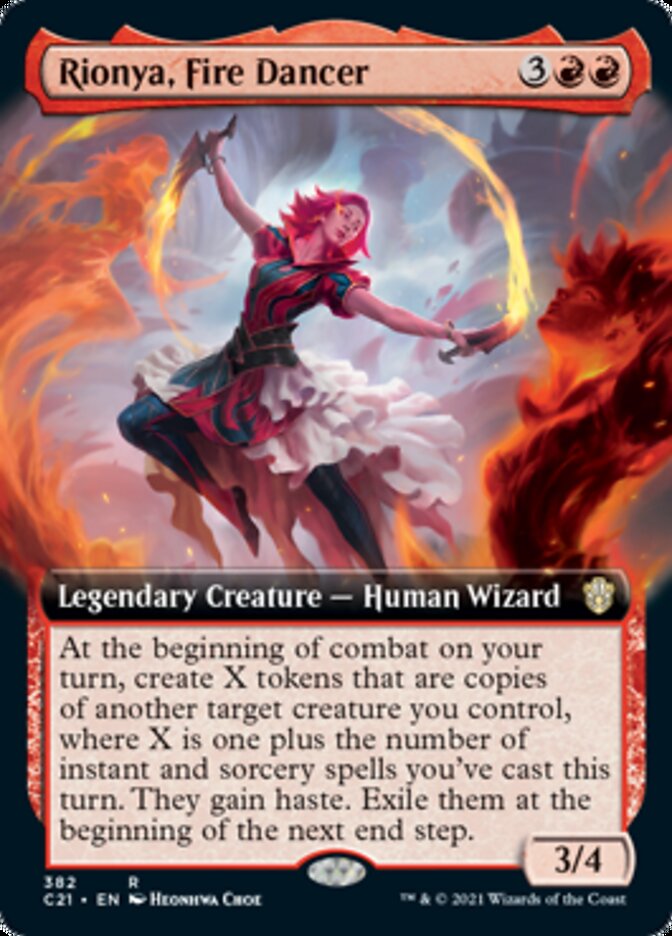 Rionya, Fire Dancer (Extended Art) [Commander 2021] | Total Play