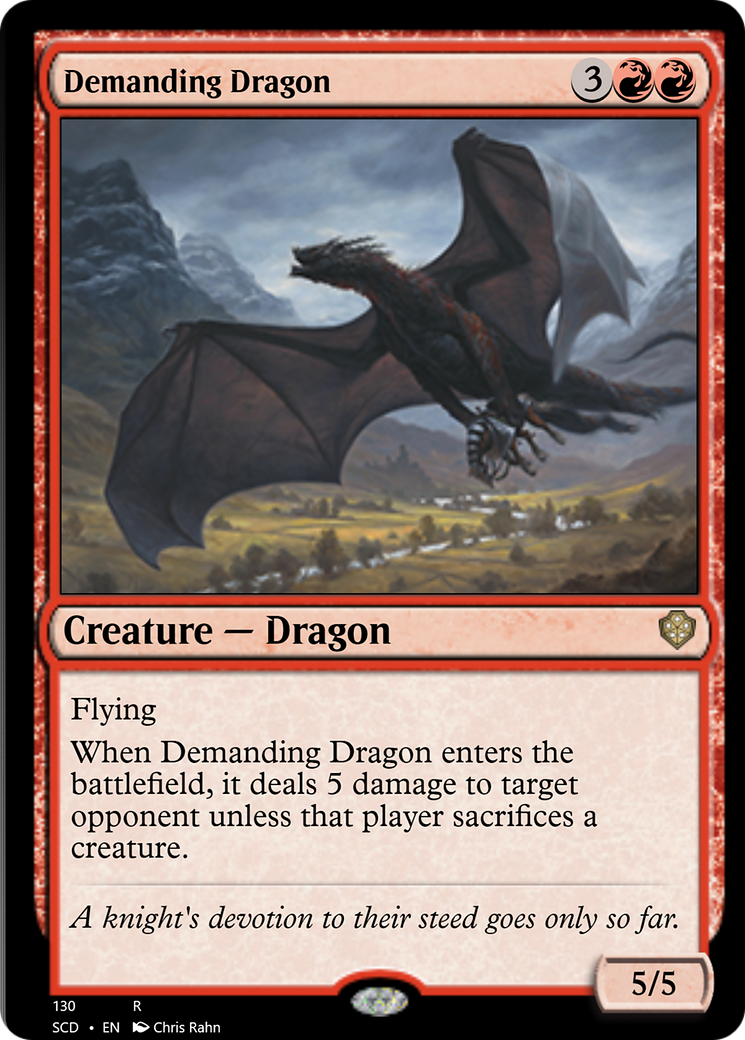 Demanding Dragon [Starter Commander Decks] | Total Play