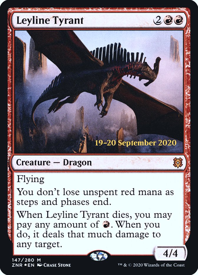 Leyline Tyrant [Zendikar Rising Prerelease Promos] | Total Play