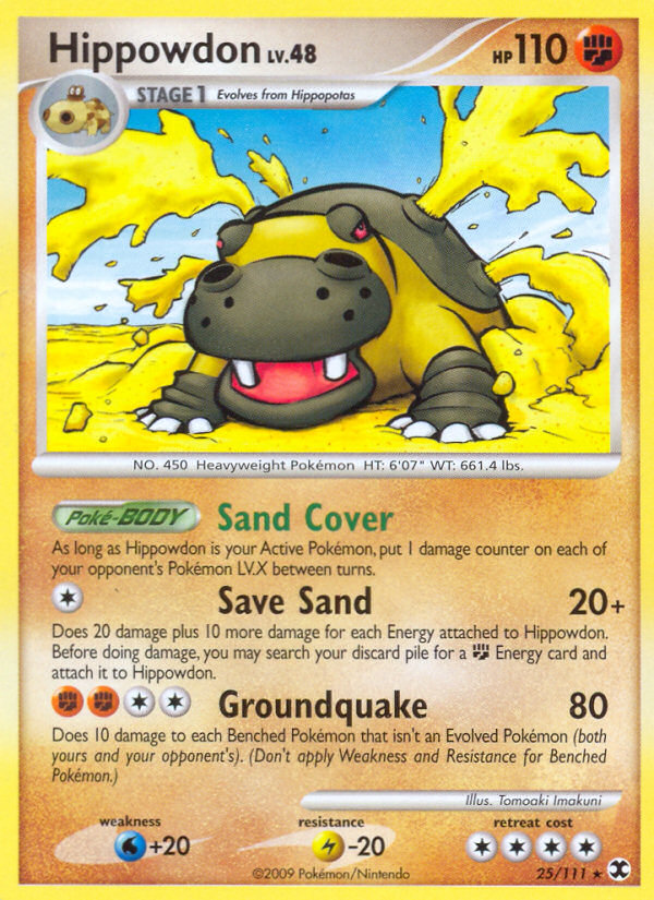 Hippowdon (25/111) [Platinum: Rising Rivals] | Total Play