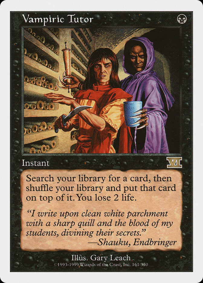 Vampiric Tutor [Classic Sixth Edition] | Total Play