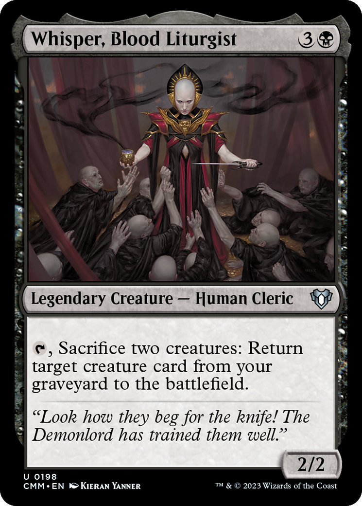 Whisper, Blood Liturgist [Commander Masters] | Total Play