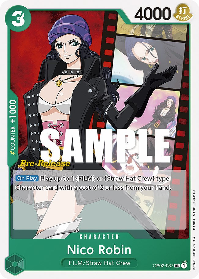 Nico Robin [Paramount War Pre-Release Cards] | Total Play
