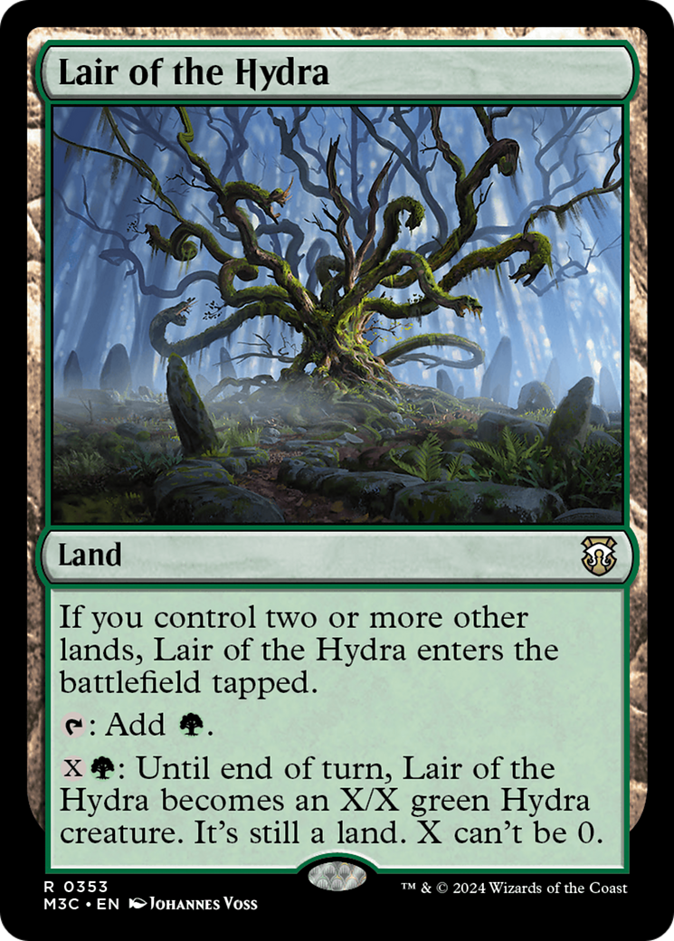 Lair of the Hydra (Ripple Foil) [Modern Horizons 3 Commander] | Total Play