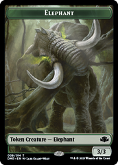 Elephant // Griffin Double-Sided Token [Dominaria Remastered Tokens] | Total Play