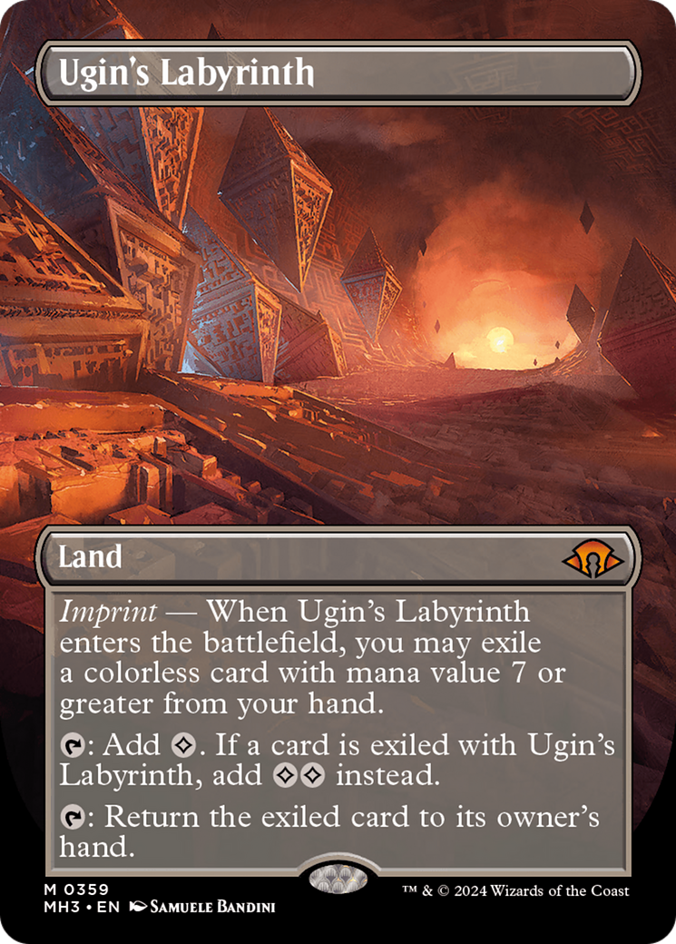 Ugin's Labyrinth (Borderless) [Modern Horizons 3] | Total Play