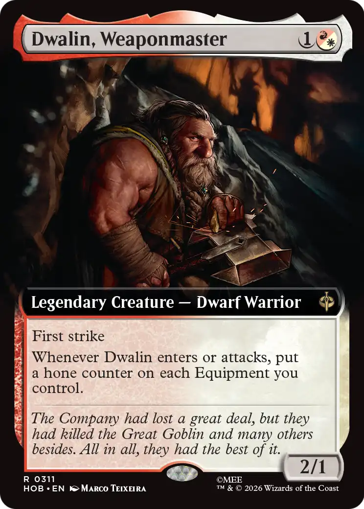 Dwalin, Weaponmaster (Extended Art) [The Hobbit] | Total Play