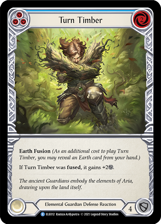 Turn Timber (Blue) [ELE012] (Tales of Aria)  1st Edition Normal | Total Play