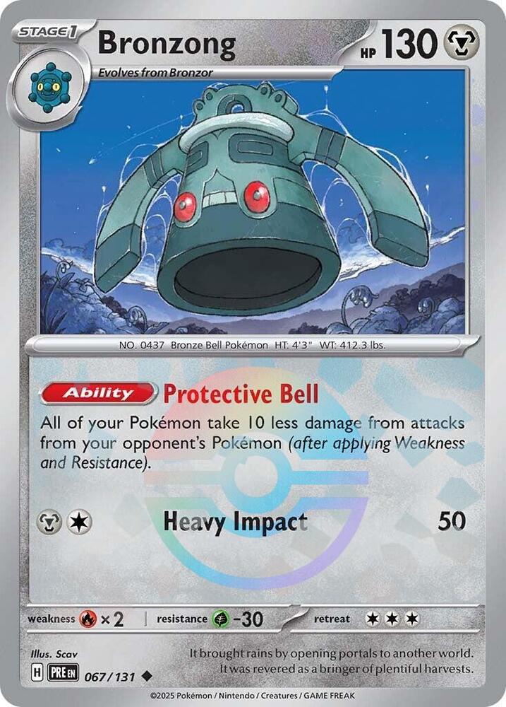 Bronzong (067/131) (Poke Ball Pattern) [Scarlet & Violet: Prismatic Evolutions] | Total Play